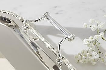Reed And Barton 896102 Rectangle Silverplate Tray With Handles | Amazon (US)