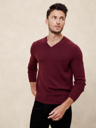 Cozy V-Neck Sweater | Banana Republic Factory