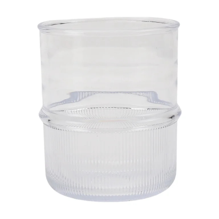 Better Homes and Gardens 14-Ounce Clear Tritan Ribbed Tumbler, Short | Walmart (US)