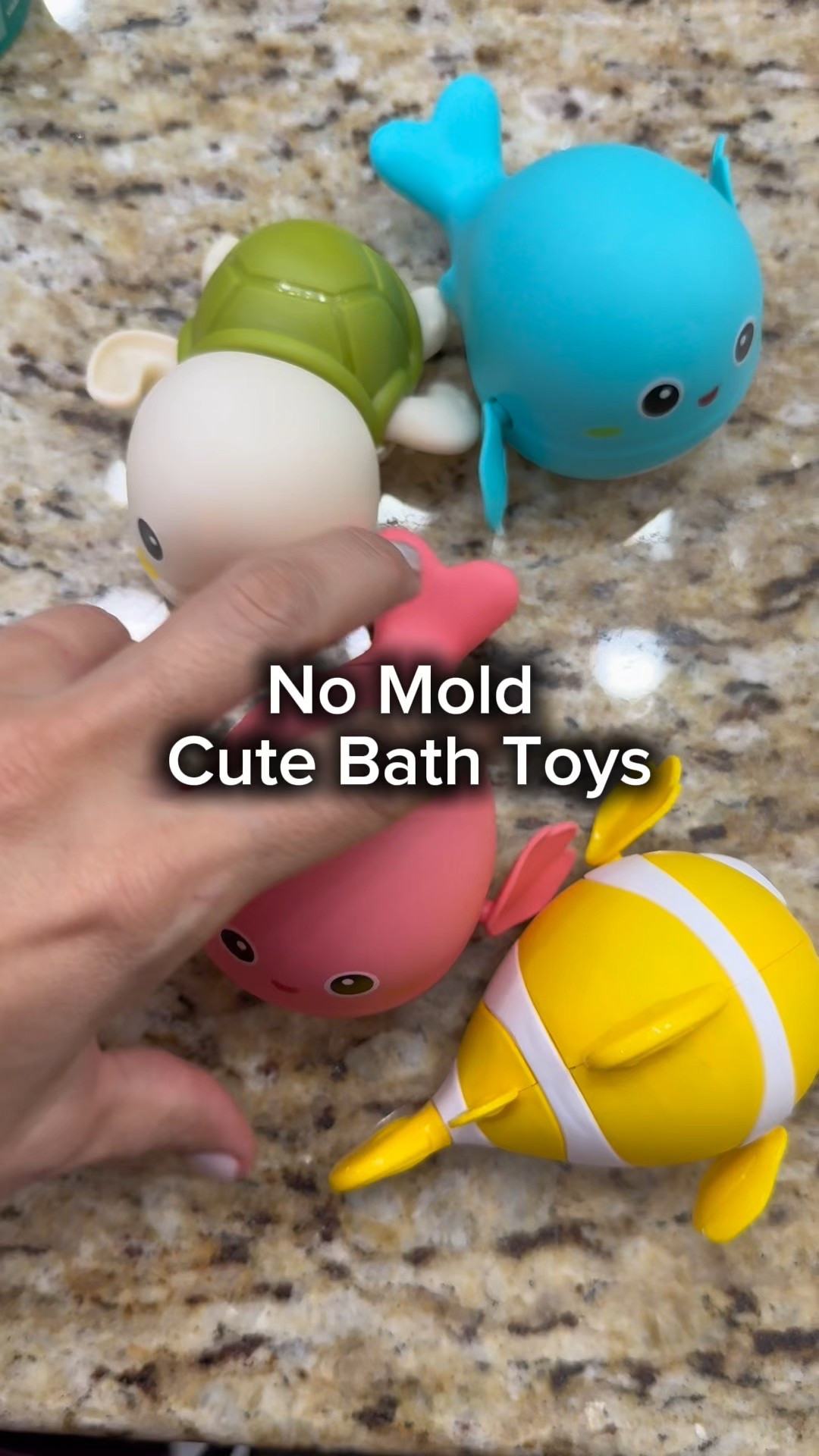 No-mold bath toys for toddlers that are super cute and swim in the tub! 

#momlife #momfind #parentinghack #momfinds #parentfinds 

#LTKKids #LTKHome #LTKmomlife