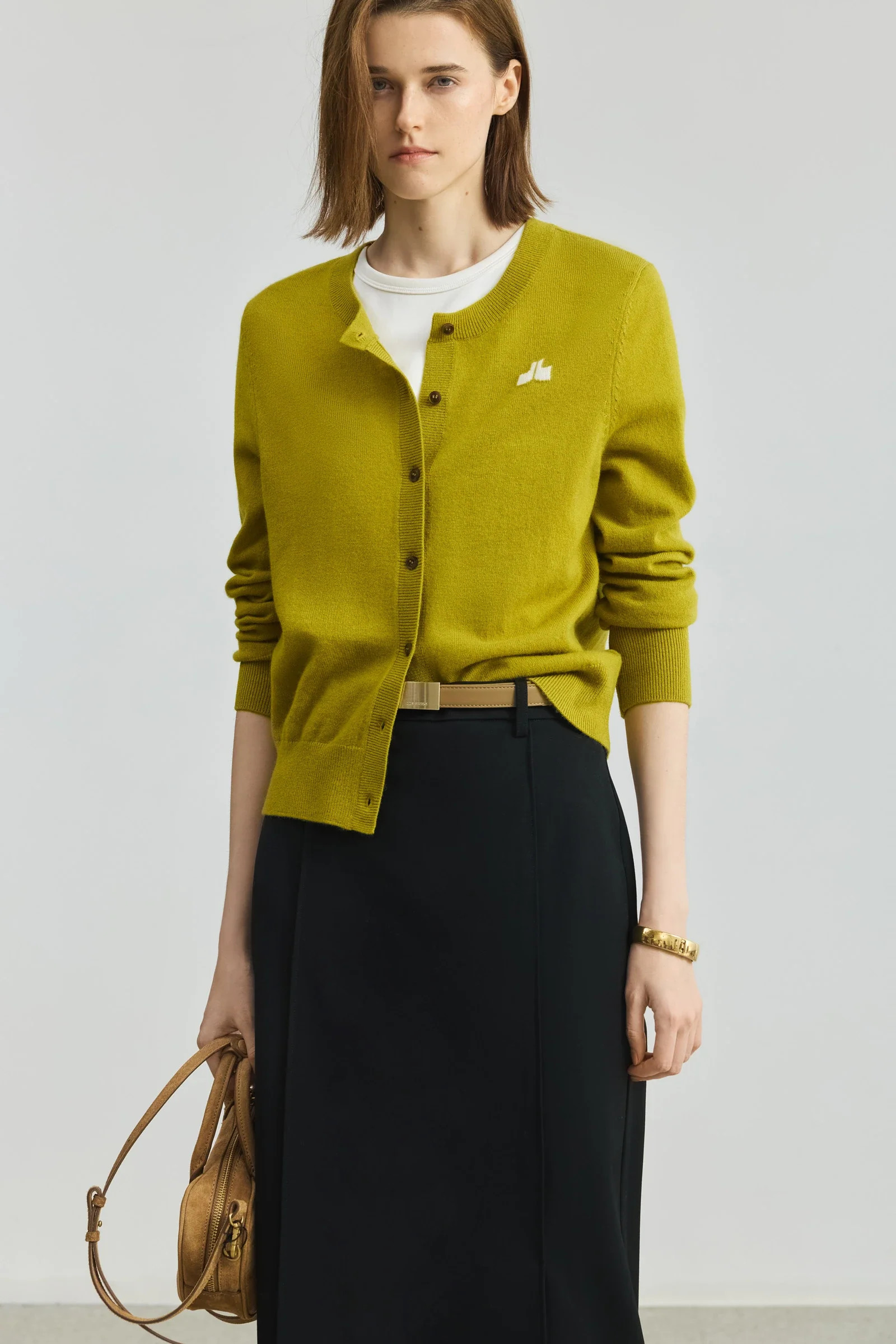 LILY Short Wool-Blend Cardigan Jacket | LILY Studio