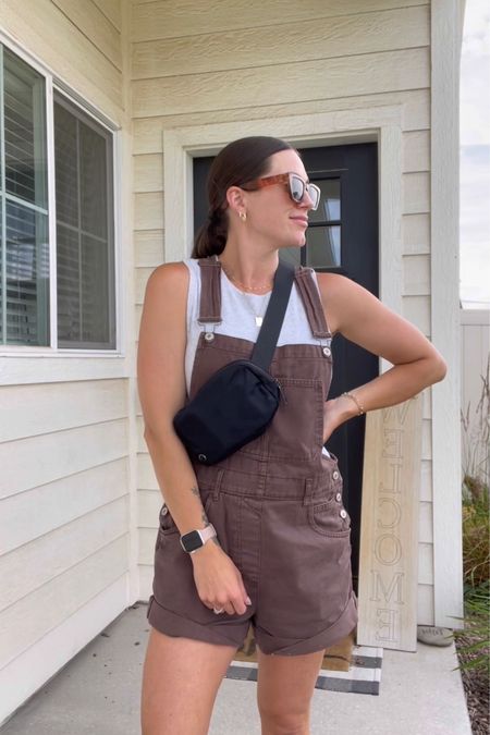 Best short overalls ever! And the perfect bodysuit! 

#LTKSeasonal #LTKFind #LTKunder100