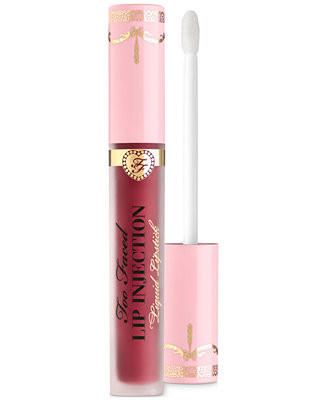 Too Faced Lip Injection Longwear Power Plumping Cream Liquid Lipstick - Macy's | Macy's