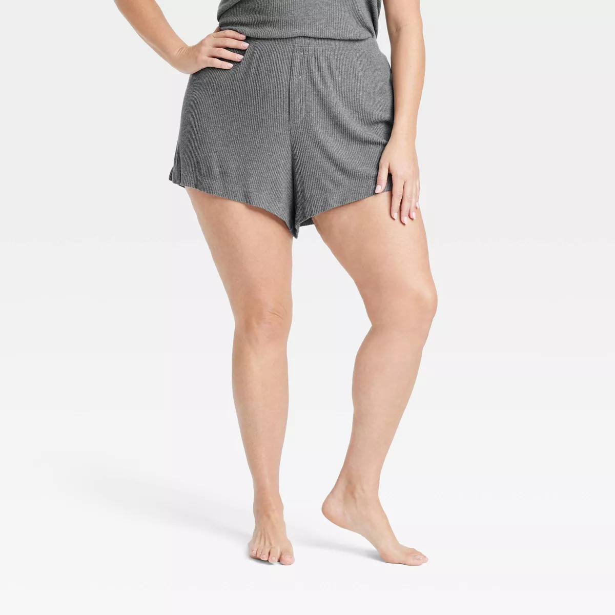 Women's Cozy Ribbed Shorts - Auden™ | Target