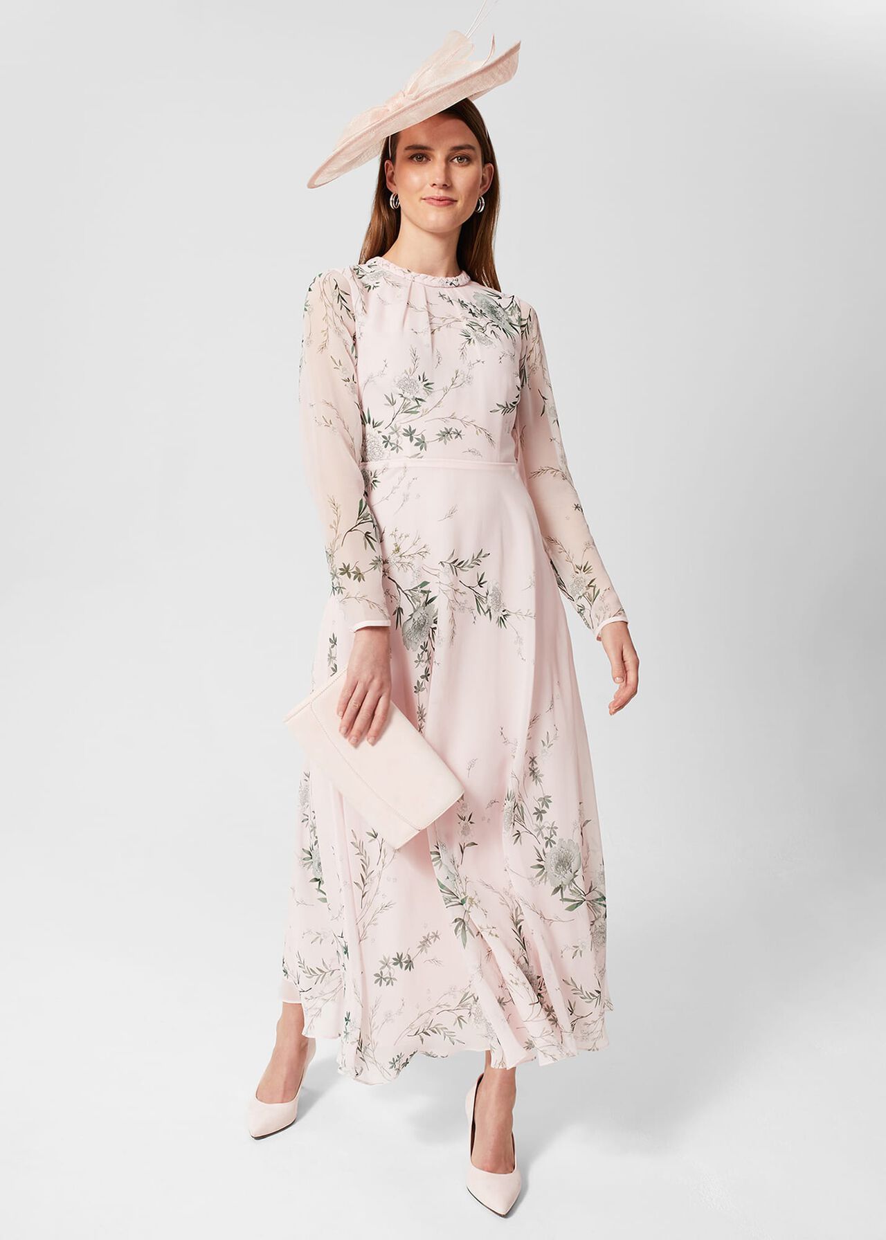 Rosabelle Silk Floral Dress | | Hobbs
