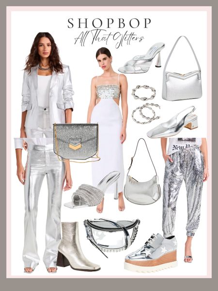 All that glitters is gold, silver, and metallic! Explore the shimmering world of metallic fashion at Shopbop and let your style shine. #MetallicMagic #FashionFinds #ShopbopStyle #ShimmerAndShine #AllThatGlitters
#MetallicFashion #FashionFinds #ShimmerAndShine #ShopbopStyle #GlamorousOutfits #MetallicMagic #FashionStatement #TrendyStyles #StandOutStyle #SparklingAttire



#LTKstyletip #LTKSeasonal #LTKHoliday