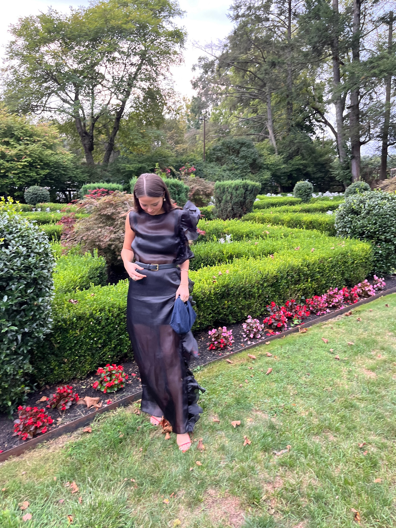 Black tie wedding 
Dress is by Marlies Grace 
Bag is Attersee
Shoes are The Row 

#LTKparties #LTKstyletip #LTKwedding