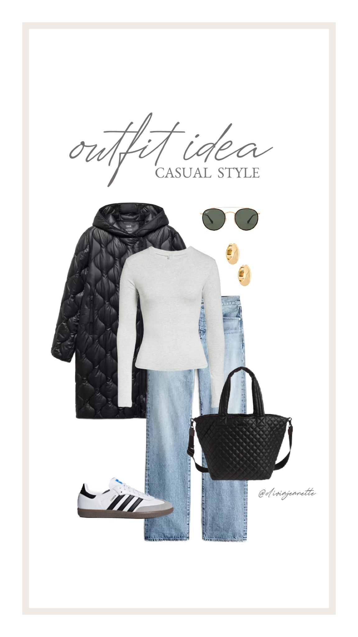 Casual style outfit idea!