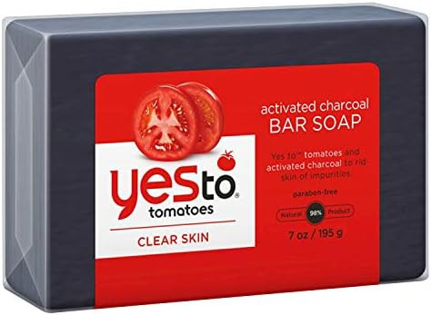 Yes to Tomatoes Clear Skin Activated Charcoal Bar Soap 7 oz (Pack of 6) | Amazon (US)