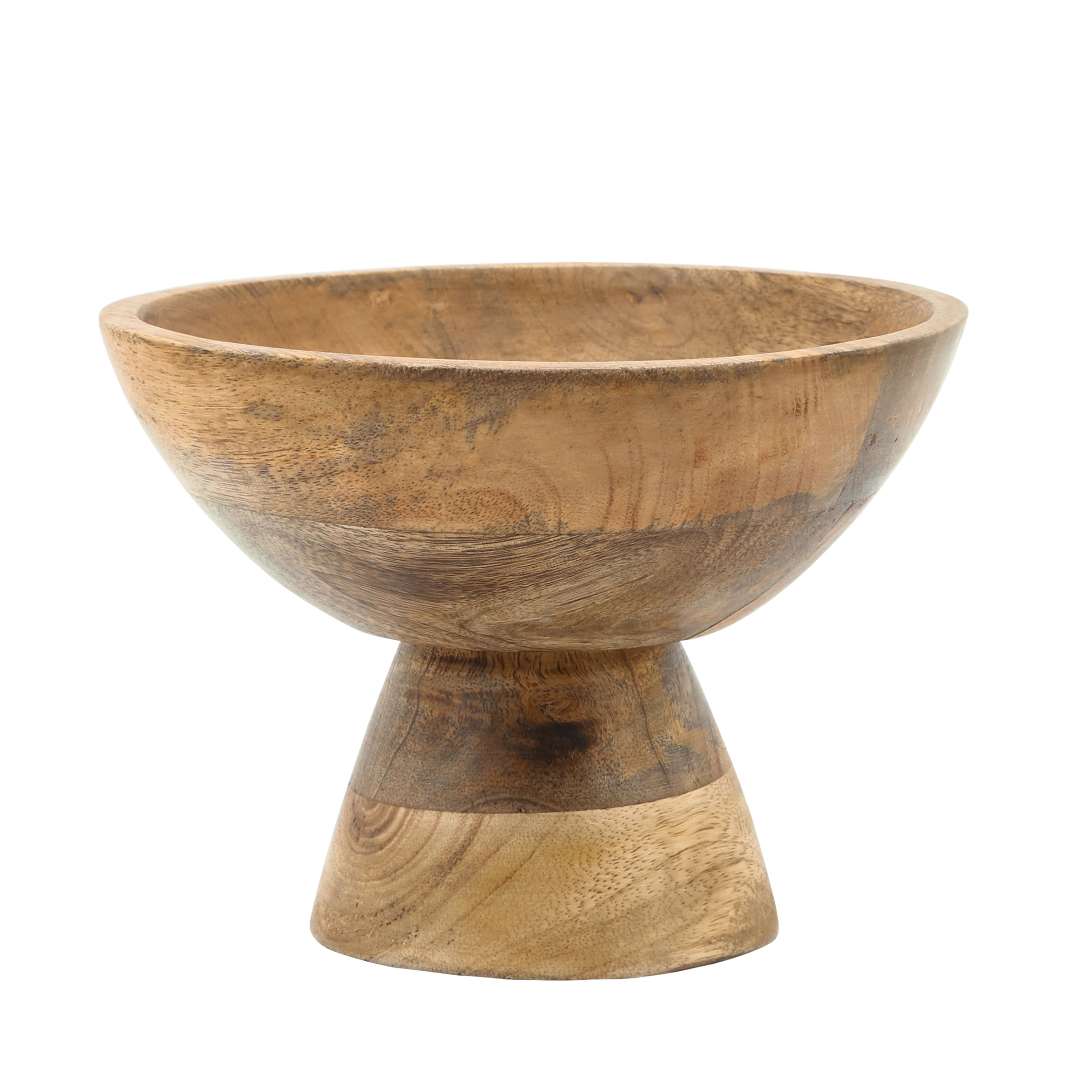 Wood Bowl on Stand | Philomena and Co.