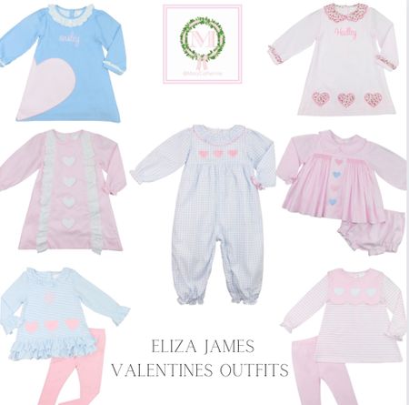 Eliza James embroidered Valentines outfits for baby girls!💕🥰

Toddler outfits 
Valentines bubbles
Valentines dresses
Valentines Timbers 


#LTKkids #LTKSeasonal #LTKbaby