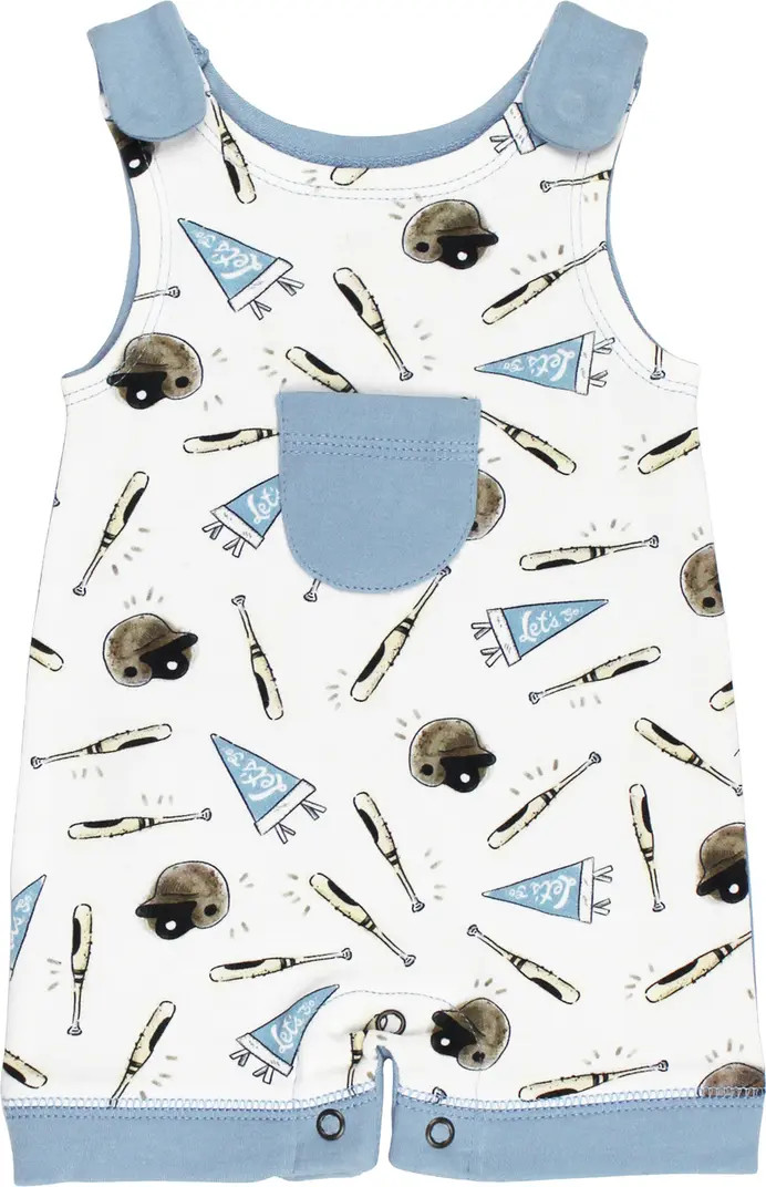 L'ovedbaby Print Sleeveless Organic Cotton Pocket Romper | Nordstrom | Nordstrom
