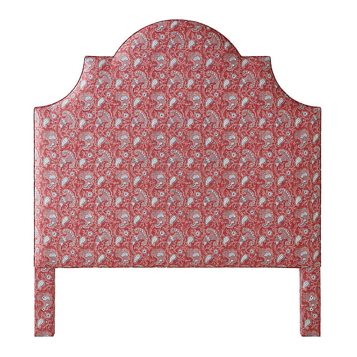 Landsbury Red Fabric by the Yard & French Blue Paisley Cotton Print | Ballard Designs, Inc.