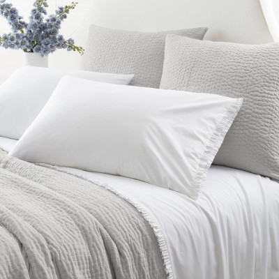 Classic Ruffle White Sheet Set | Annie Selke