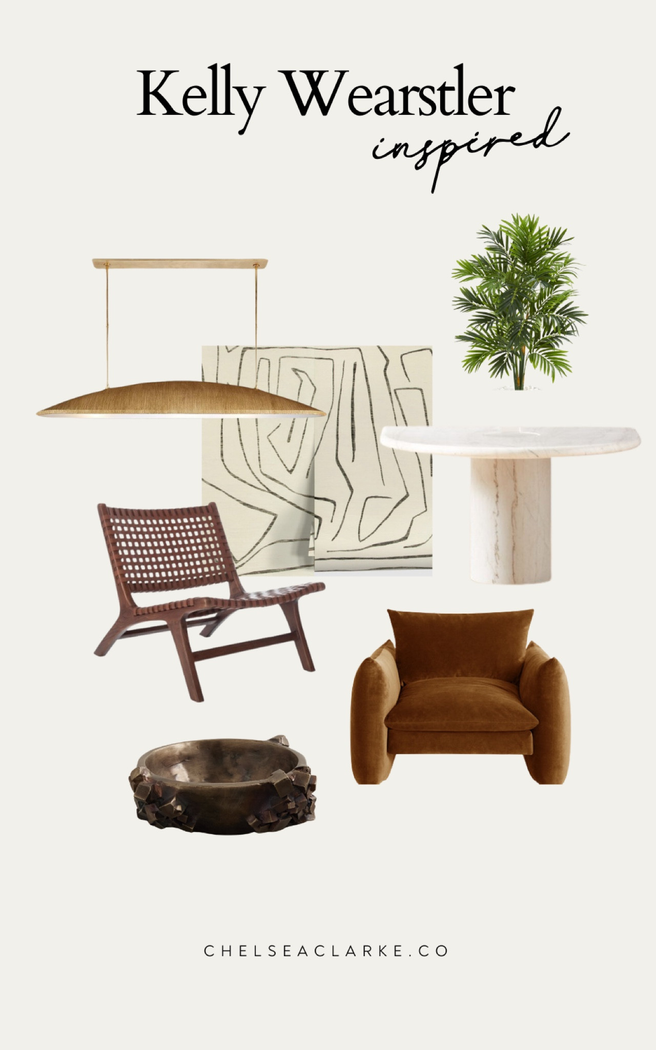 Cool interior design inspired by the Santa Monica Proper Hotel and designer Kelly Wearstler. Vintage decor mixed with modern maximalist furniture, maximalism home decor with a refined style. Rooms with personality! Velvet chair, marble dining table, modern accent chairs, metal light fixtures, unique wall paper. 

#LTKxTarget #LTKhome #LTKtravel