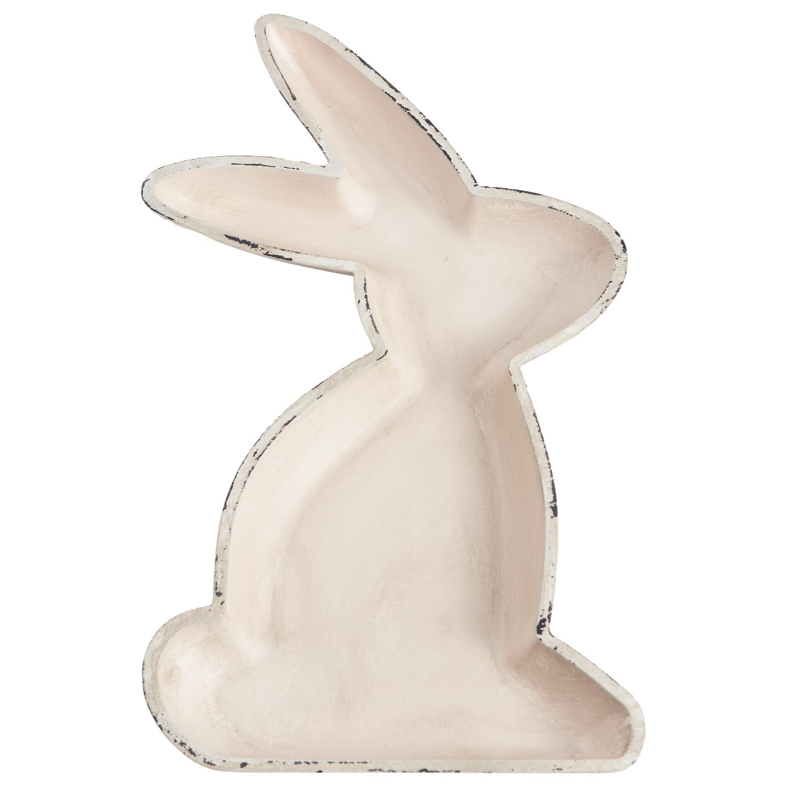 Bunny Shaped Decorative Tray, White Coffee Table Tray for Easter Decorations, Ottoman & Couch Tra... | Amazon (US)