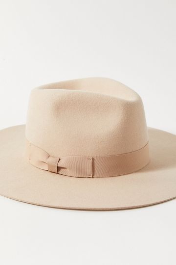 UO Flat Brim Felt Fedora | Urban Outfitters (US and RoW)