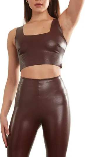 Commando Faux Leather Crop Top | Nordstrom | Nordstrom