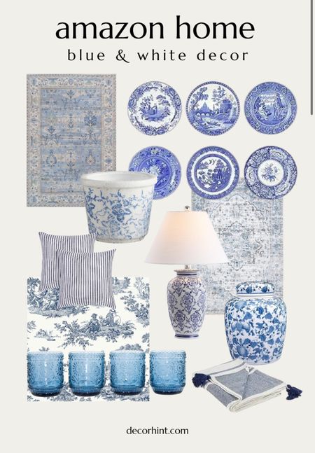 Blue and white decor from Amazon! If you love chinoiserie, you’ll love these picks.  

#LTKFindsUnder100 #LTKFindsUnder50 #LTKHome