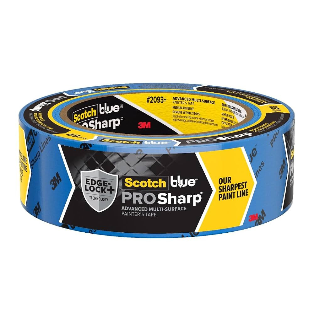 ScotchBlue PROSharp Painter's Tape 2 Inch Wide (1.88 in x 60 yd) 1 Roll Blue Tape Protects Surfac... | Amazon (US)