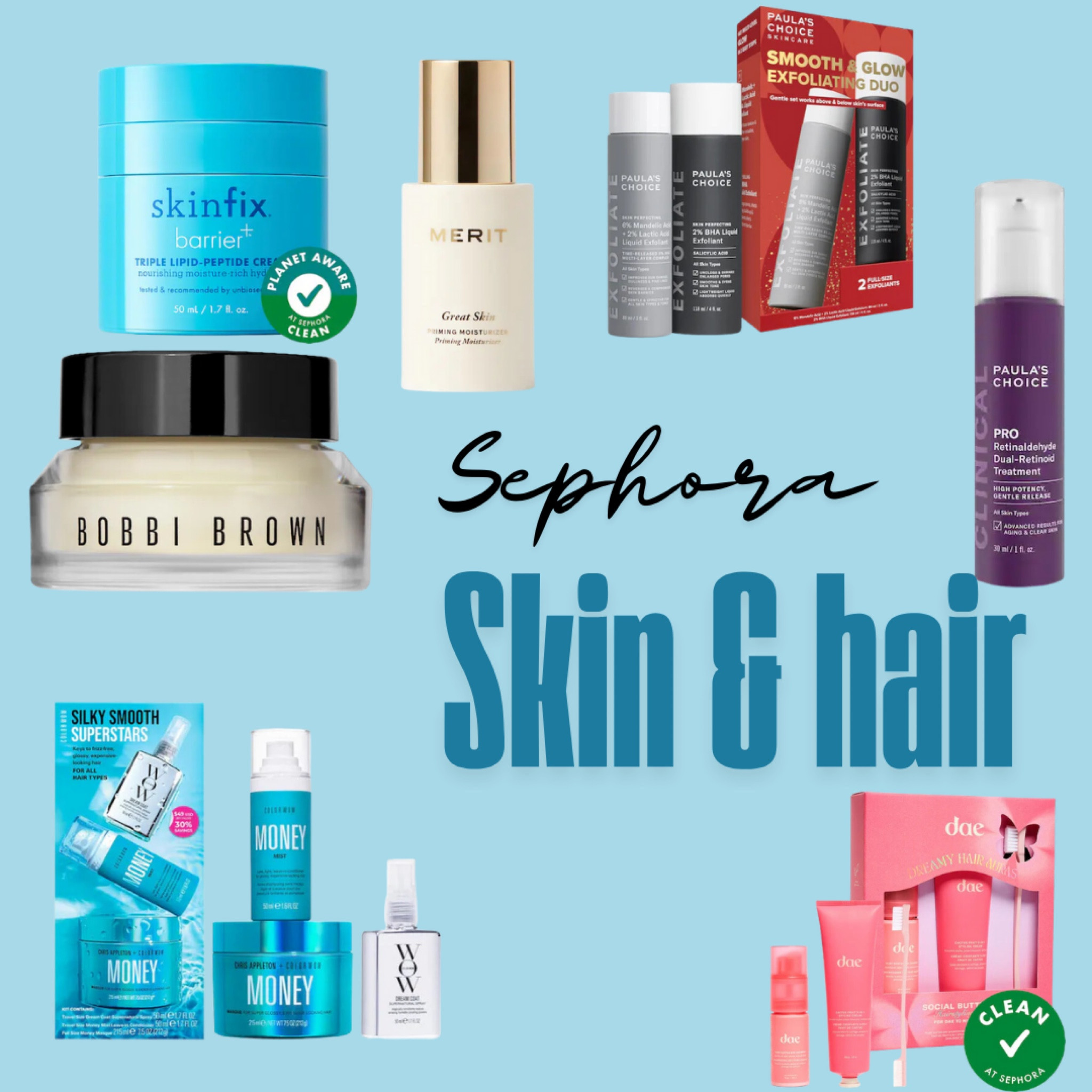 Sephora skin & hair💙

#LTKHoliday #LTKGiftGuide #LTKBeauty