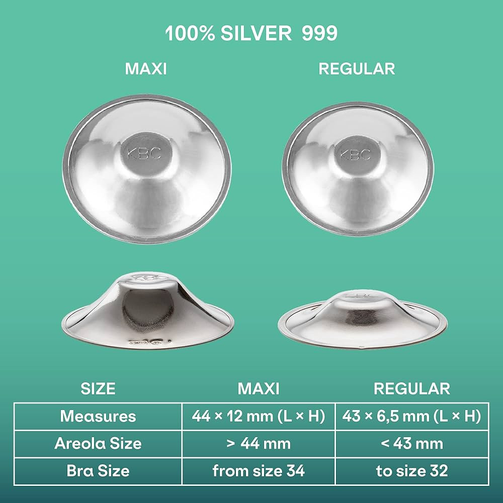 Koala Babycare The Original Nursing Cups 999 Silver – Nipple Shields for Nursing Newborn - Brea... | Amazon (US)
