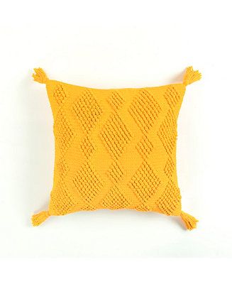 Lush Décor Julie Tassel Decorative Pillow, 18 | Macys (US)