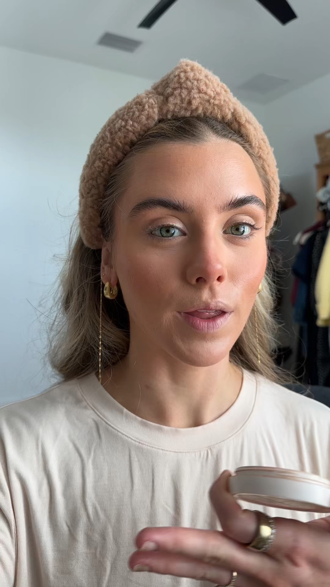 Dibs beauty my code is SLOANE. My favorite product is the dibs beauty baked bronzer in shade Carmel cappuccino but I also love spiced chai. Awaken sun-kissed skin with DIBS Beauty's Duet Baked Bronzer, a talc-free duo with jojoba, macadamia & hibiscus oil for a bronzed, blurred rolling glow @DIBS Beauty @ulta 

#LTKBeauty #LTKgrwm #LTKselfcare