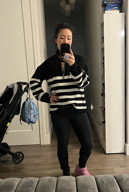 Dressed to do things. Sweater is super soft and can be worn in the spring paired with shorts. BONUS! Amazon find. Amazon fashion.

#LTKstyletip #LTKunder100 #LTKunder50