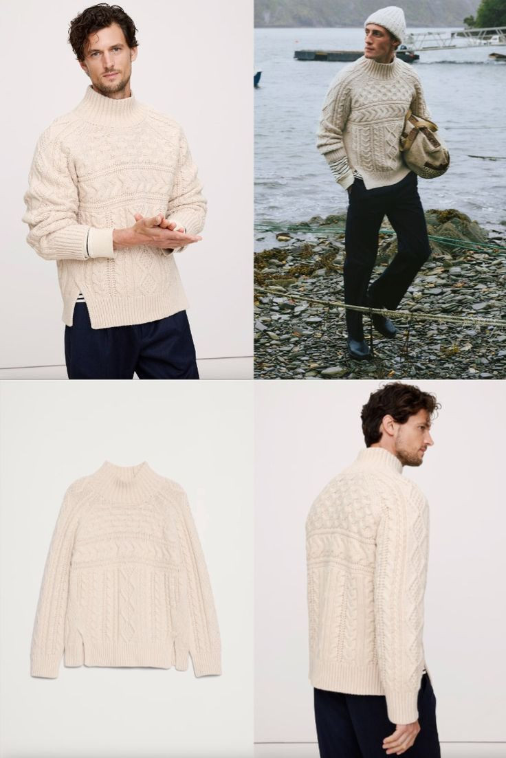 Merino-Cotton Cable-Knit Sweater | Classic Fall & Winter Style #CableKnitSweater #MerinoWool #FallStyle #WinterWardrobe #MensStyle #WomensStyle #CozyLayers #ClassicStyle #WardrobeEssentials  

 #LTKootd #LTKSeasonal #LTKMens