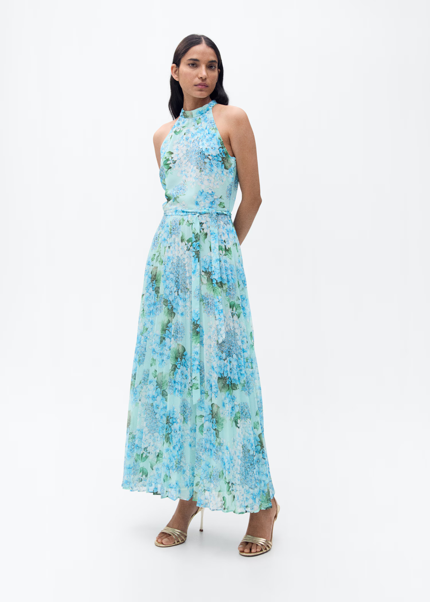 Floral-print pleated dress - Women | MANGO USA | Mango (US/MX/AU)