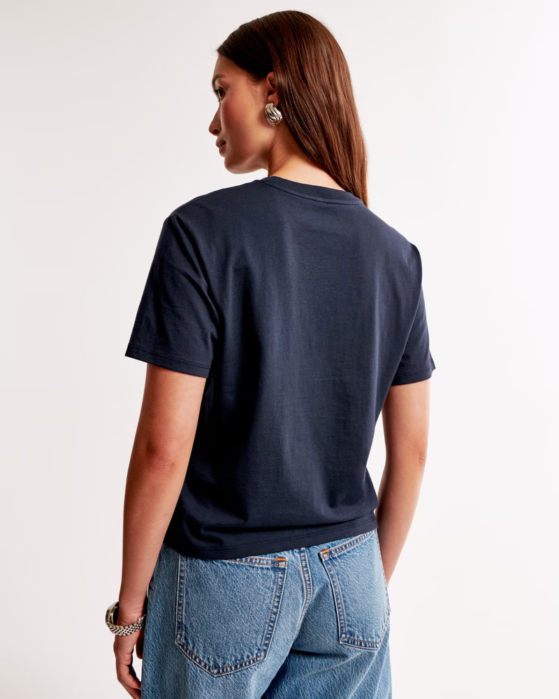 Essential Premium Polished Relaxed Tee | Abercrombie & Fitch (US)
