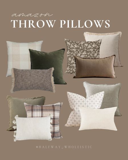 Amazon Throw Pillows 

#LTKSeasonal #LTKstyletip #LTKhome