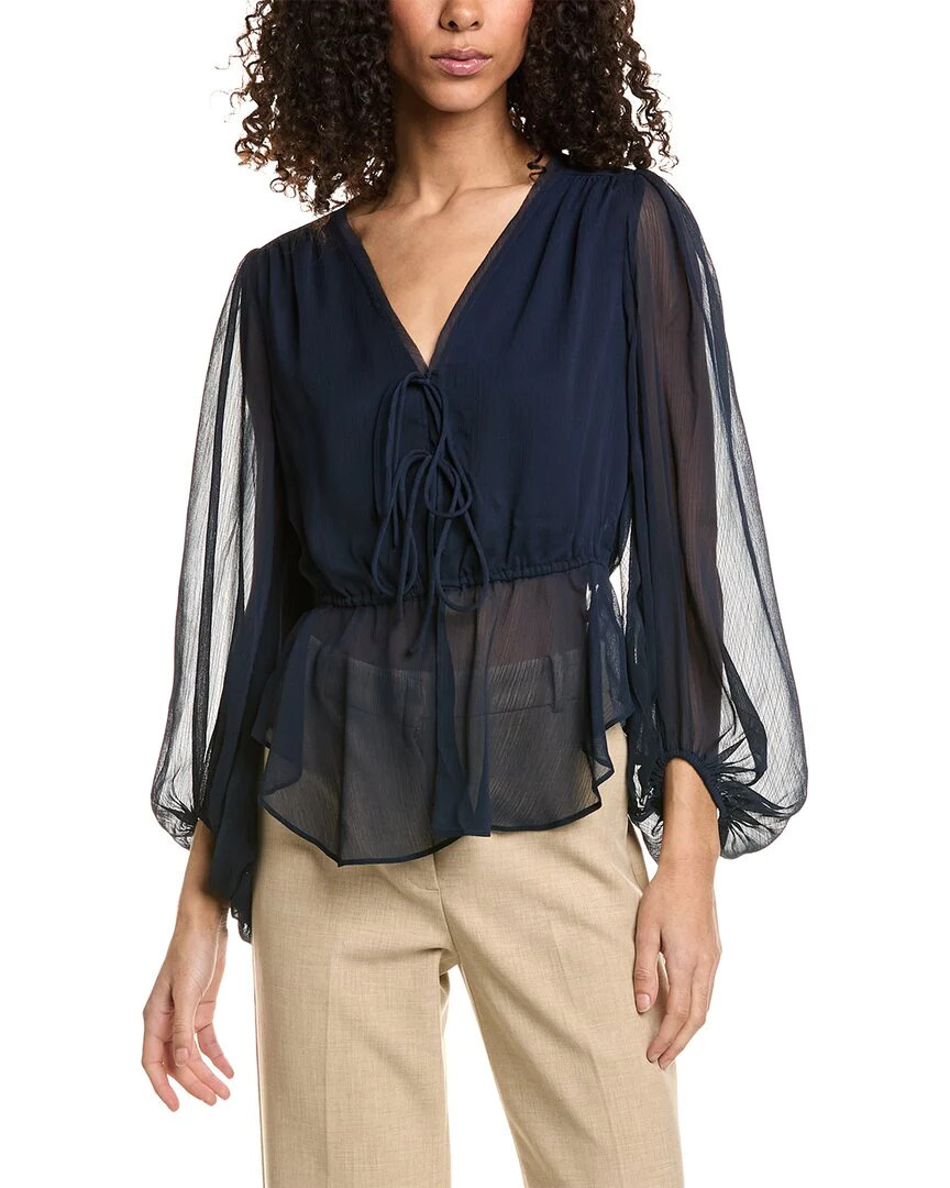 Ted Baker Tie Front Blouse | Shop Simon