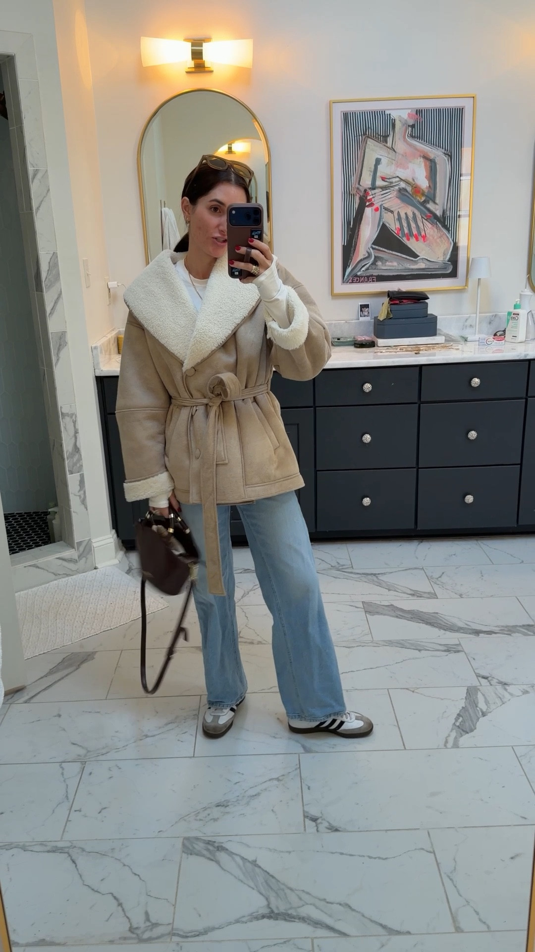 OOTD! Wearing an xxs in the coat 

#LTKFindsUnder50 #LTKSaleAlert #LTKootd