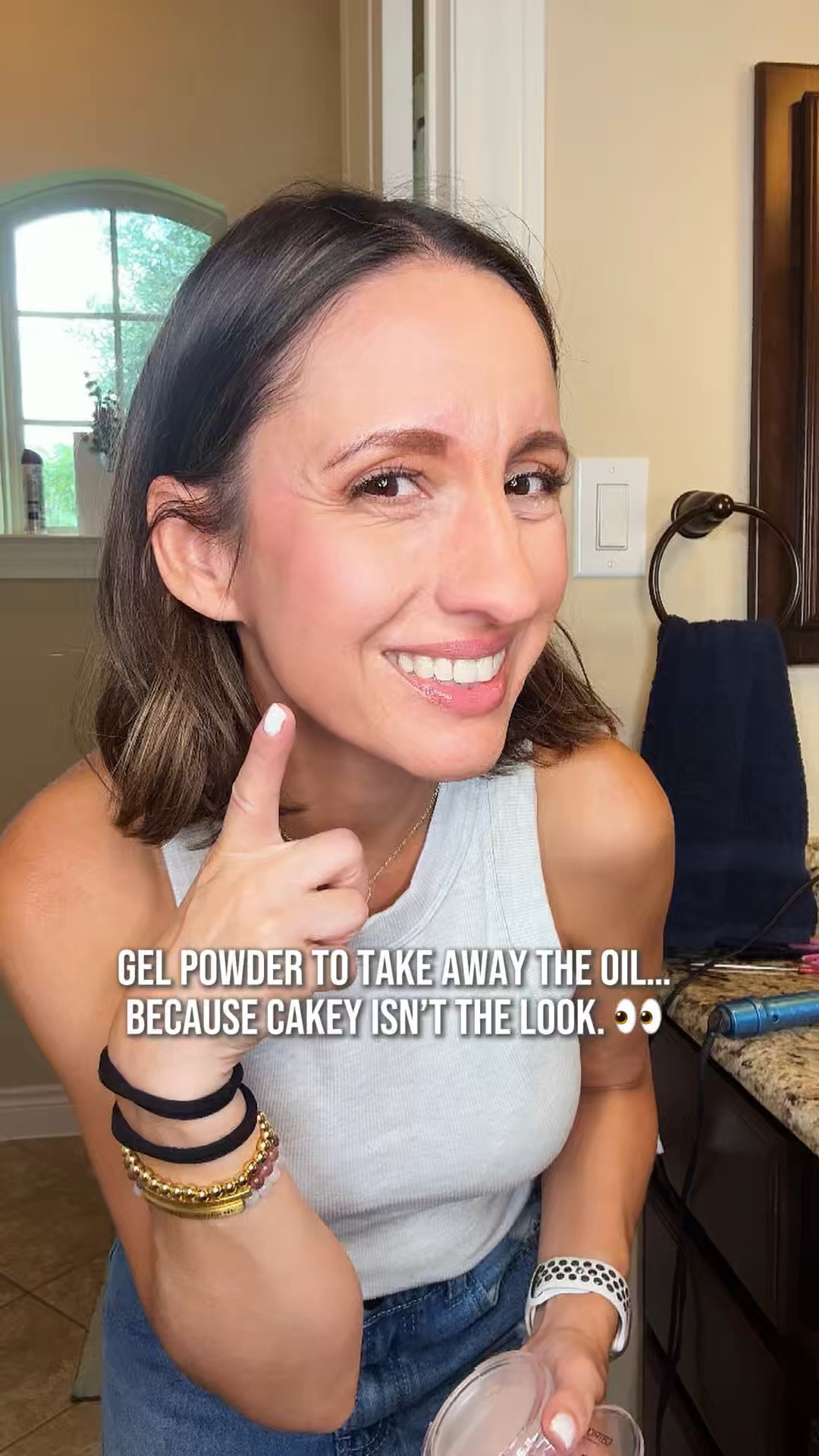 Gel powder to take away the oil… because cakey isn’t the look. 👀

I love that this isn’t a traditional powder — it helps take down shine without leaving that heavy, cakey finish.

And yes, the gummy bear lip gloss is still a favorite. 💕 Shade: [insert shade]

Both are linked here! ✨

#Catrice #CatriceCosmetics #SettingPowder #MakeupOver40 #BeautyFinds #EverydayMakeup

#LTKselfcare #LTKBeauty #LTKOver40