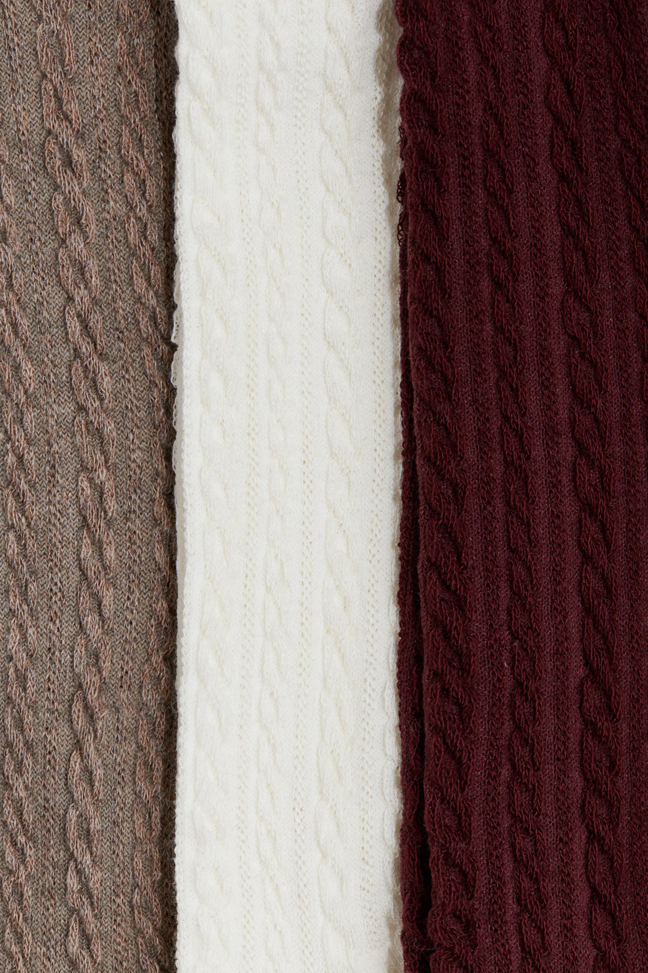 3-pack Tights - Beige/red/white - Kids | H&M US | H&M (US + CA)