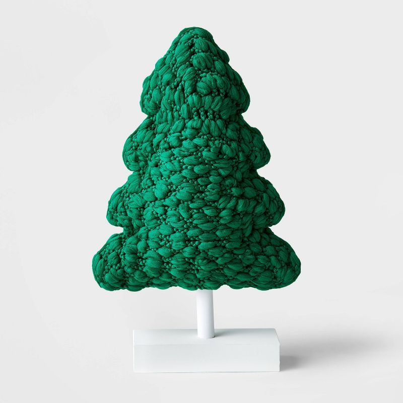 12" Thick Knit Tabletop Tree Green - Wondershop™ | Target