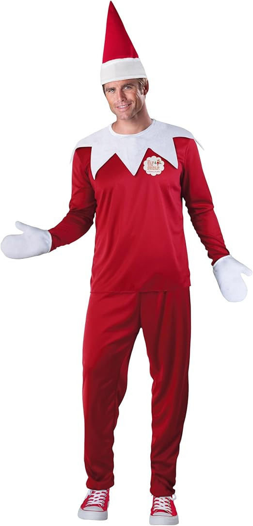 Fun World Mens Elf on the Shelf Adult Costume | Amazon (US)