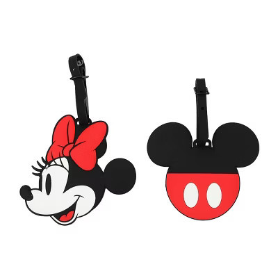 Disney Mickey & Minnie 2-Pack Luggage Tags | Target