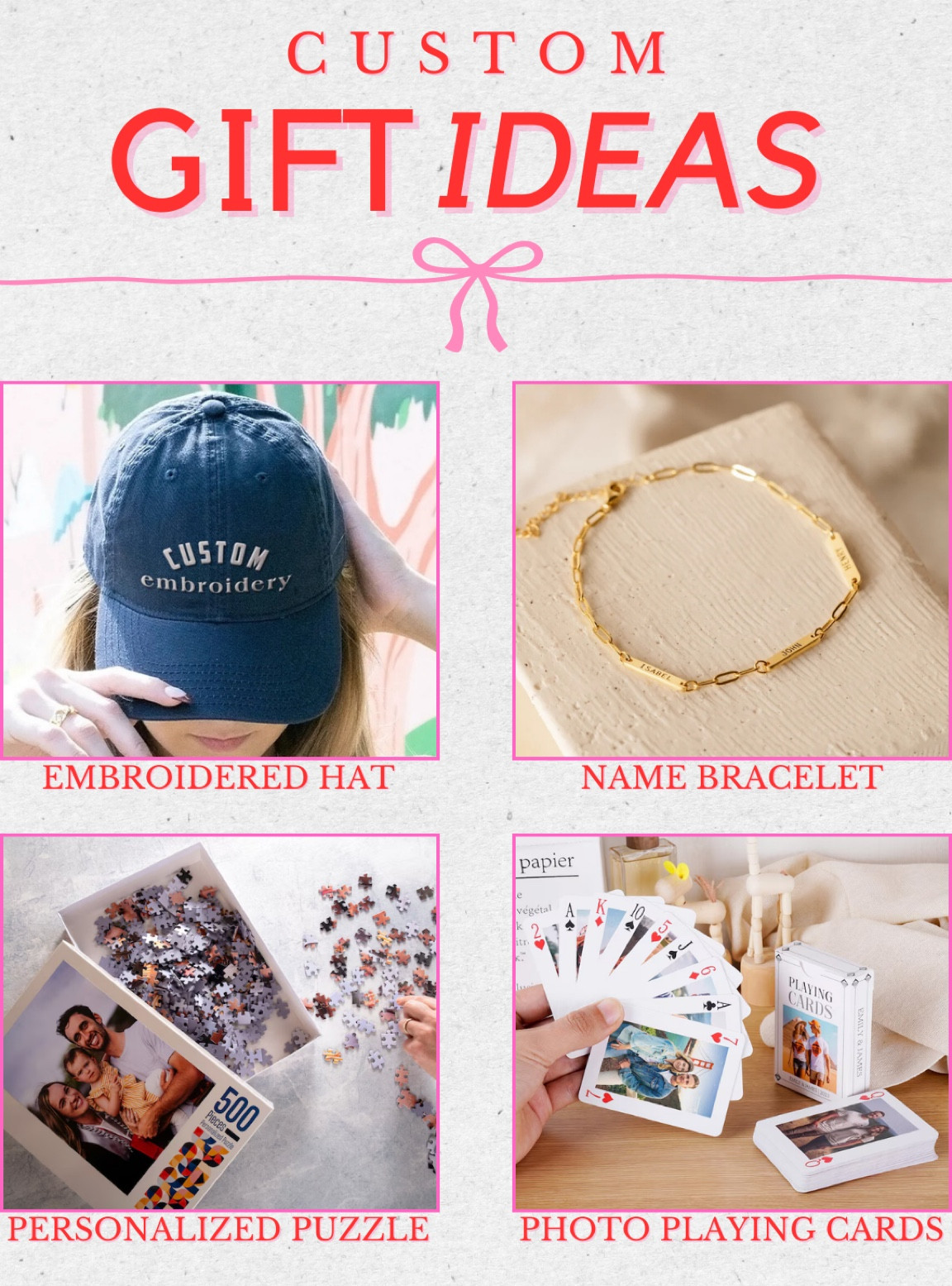 Custom gift ideas for anyone on your list! 

#LTKStyleTip #LTKGiftGuide #LTKFindsUnder50