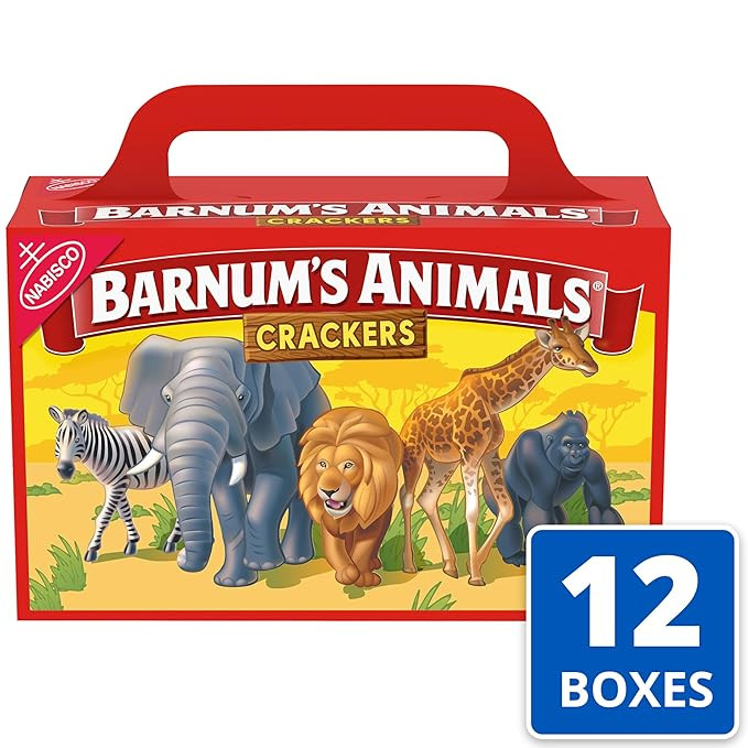 BARNUM'S Original Animal Crackers, Bulk Kids Snacks, 12 - 2.13 oz Boxes | Amazon (US)