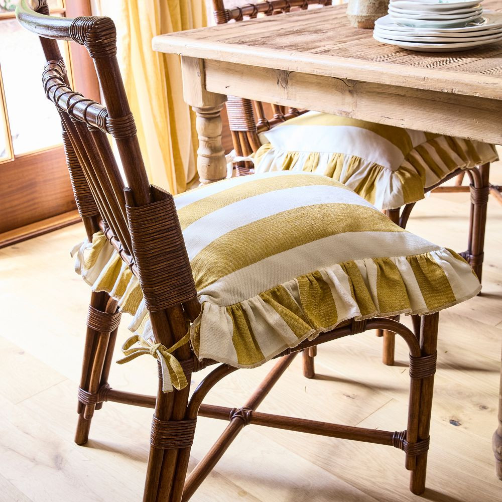 Cabana Stripe Seat Cushion | GreenRow