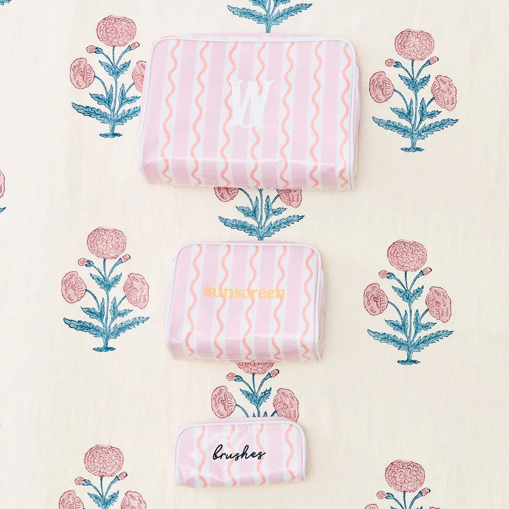 Small Patterned Toiletry Bag | Weezie Towels | Weezie Towels
