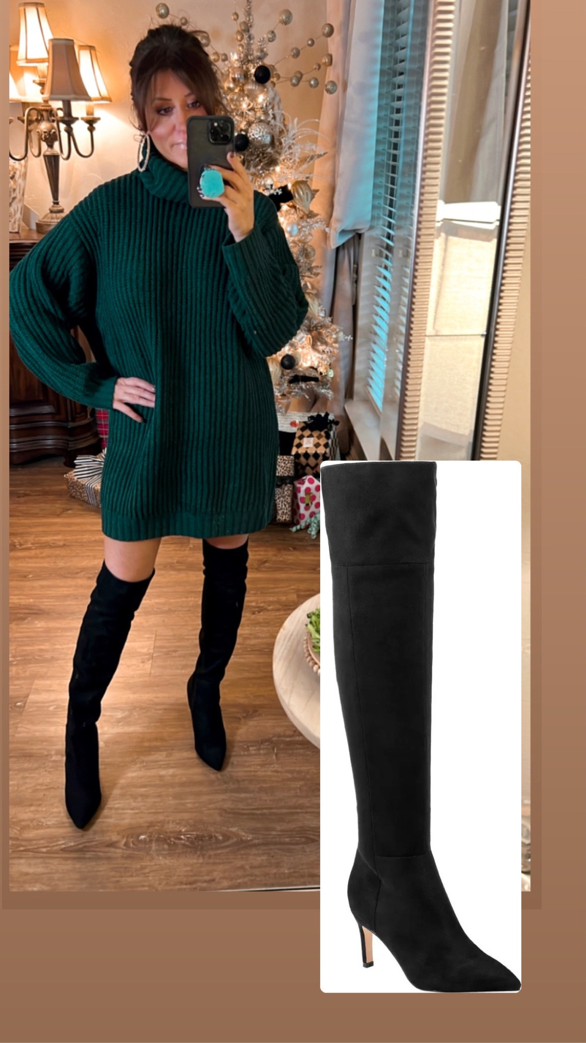 Over-the-knee boots are one of the best things to get during the Nsale!   Mine are old Marc Fisher from a past Nsale.  

#LTKover40 #LTKshoecrush #LTKsalealert
