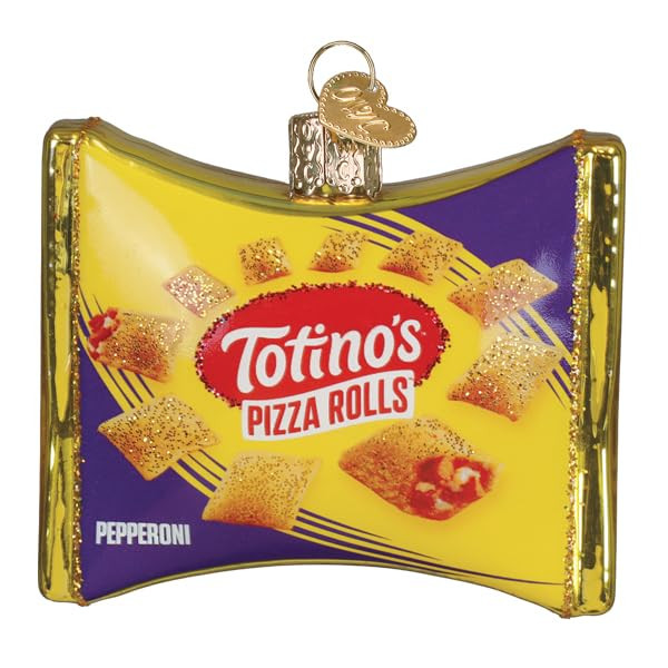 Old World Christmas Totino's Pizza Rolls Bag Glass Blown Ornament for Christmas Tree, Handcrafted... | Amazon (US)