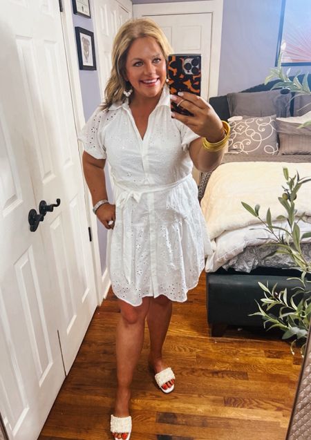 This little white dress! It looks and feels SO much more expensive than it is. Of If I had to guess, I’d of thought it came from Nordstrom or Bloomingdale’s. In reality, it’s Target for the win!
This is the perfect spring dress, graduation dress or date night dress. It’s on sale this week during Target’s circle week!
Vacation dress, white dress, sun dress, affordable outfits

#LTKxTarget #LTKfindsunder50 #LTKsalealert