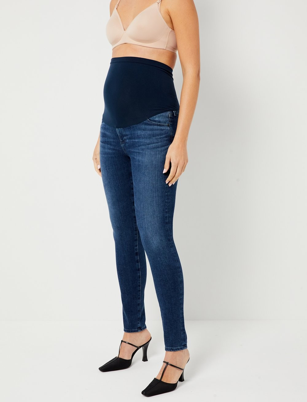 AG Secret Fit Belly Ankle Legging Maternity Jeans | A Pea In The Pod