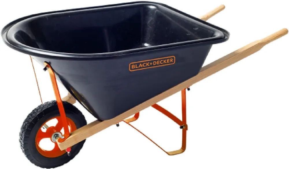 Red Tool Box Black and Decker 20 Liter Realistic Wheelbarrow for Kids Ages 3 and up. | Amazon (US)