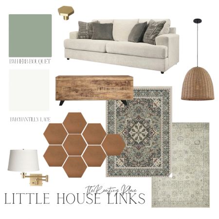 Some quick commonly requested Little House products! The sofa is a queen sleeper and I’m so happy we ended up buying it to replace our old one after the flood! #ltkhome #greenhome